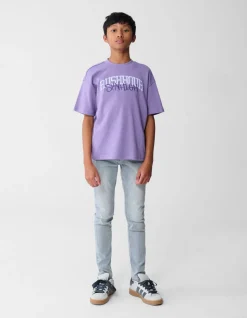 Tapered Fit Jeans Grijs