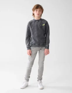 Tapered Fit Jeans Grijs