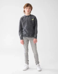 Tapered Fit Jeans Grijs