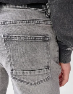 Tapered Fit Jeans Grijs