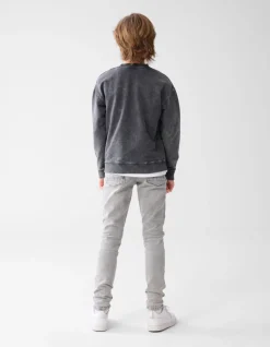 Tapered Fit Jeans Grijs