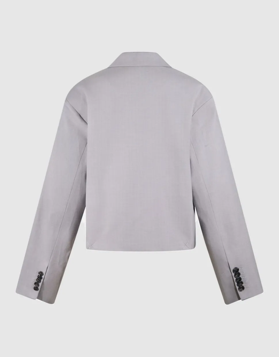 Tapered Pinstripe Blazer Lichtgrijs
