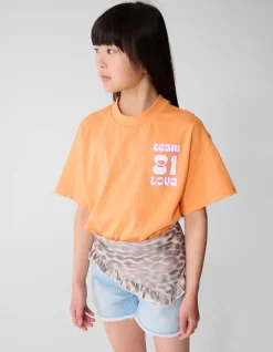 Team Love Artwork T-shirt Oranje