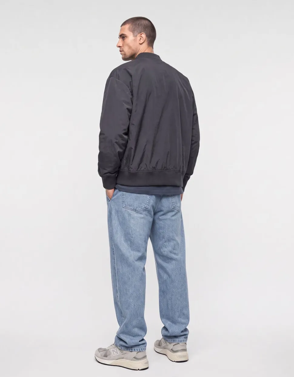 Technische Bomber Jack Donkergrijs