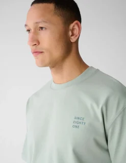 Tekst T-shirt Lichtgroen