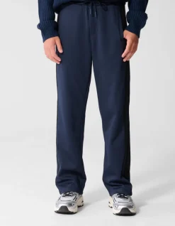 Tracksuit Wide Leg Fit Broek Donkerblauw