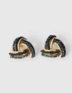 Triangle Beaded Oorbellen Goud