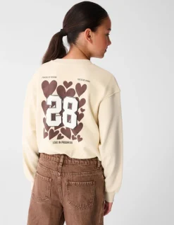 Twenty-Eight Artwork Sweater Gebroken Wit