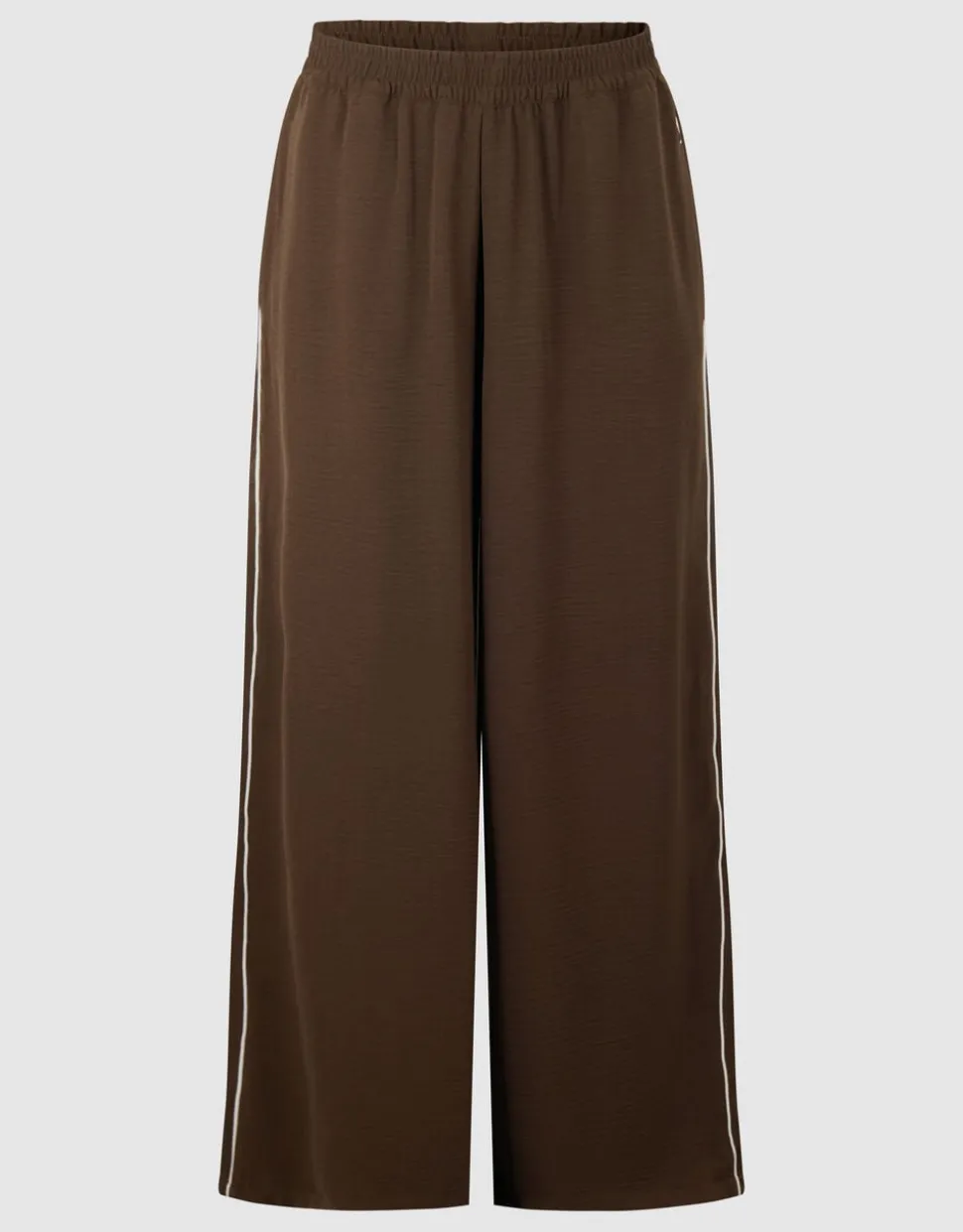 Twist Wide Leg Fit Broek Bruin