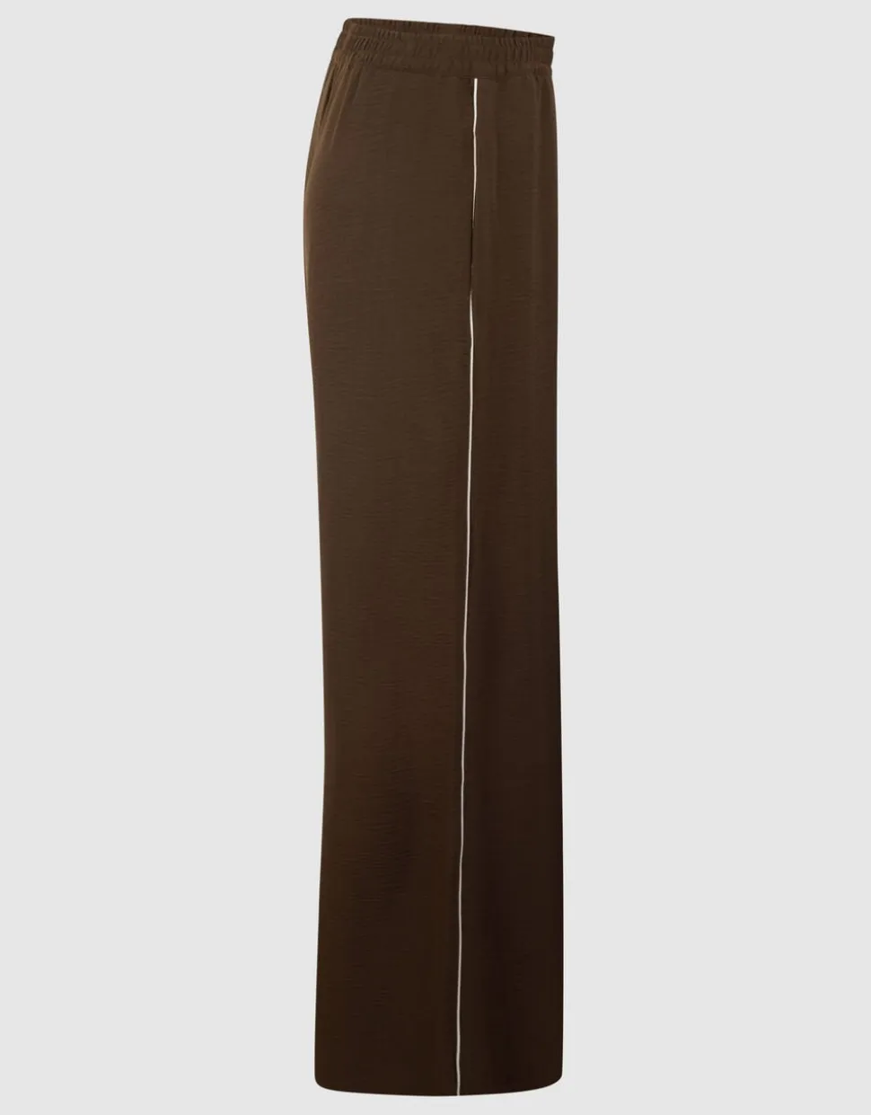 Twist Wide Leg Fit Broek Bruin
