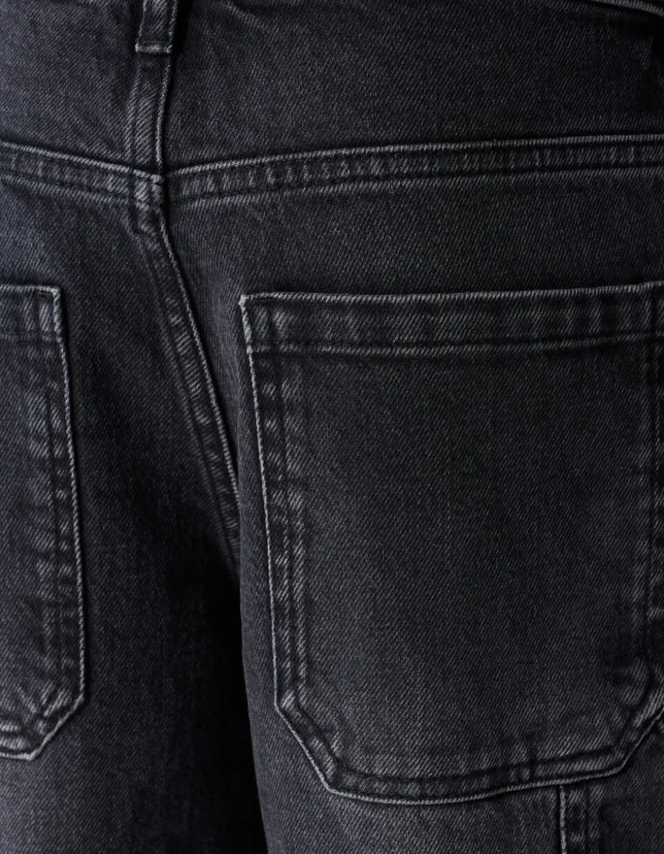 Ultra Baggy Fit Carpenter Jeans Donkergrijs