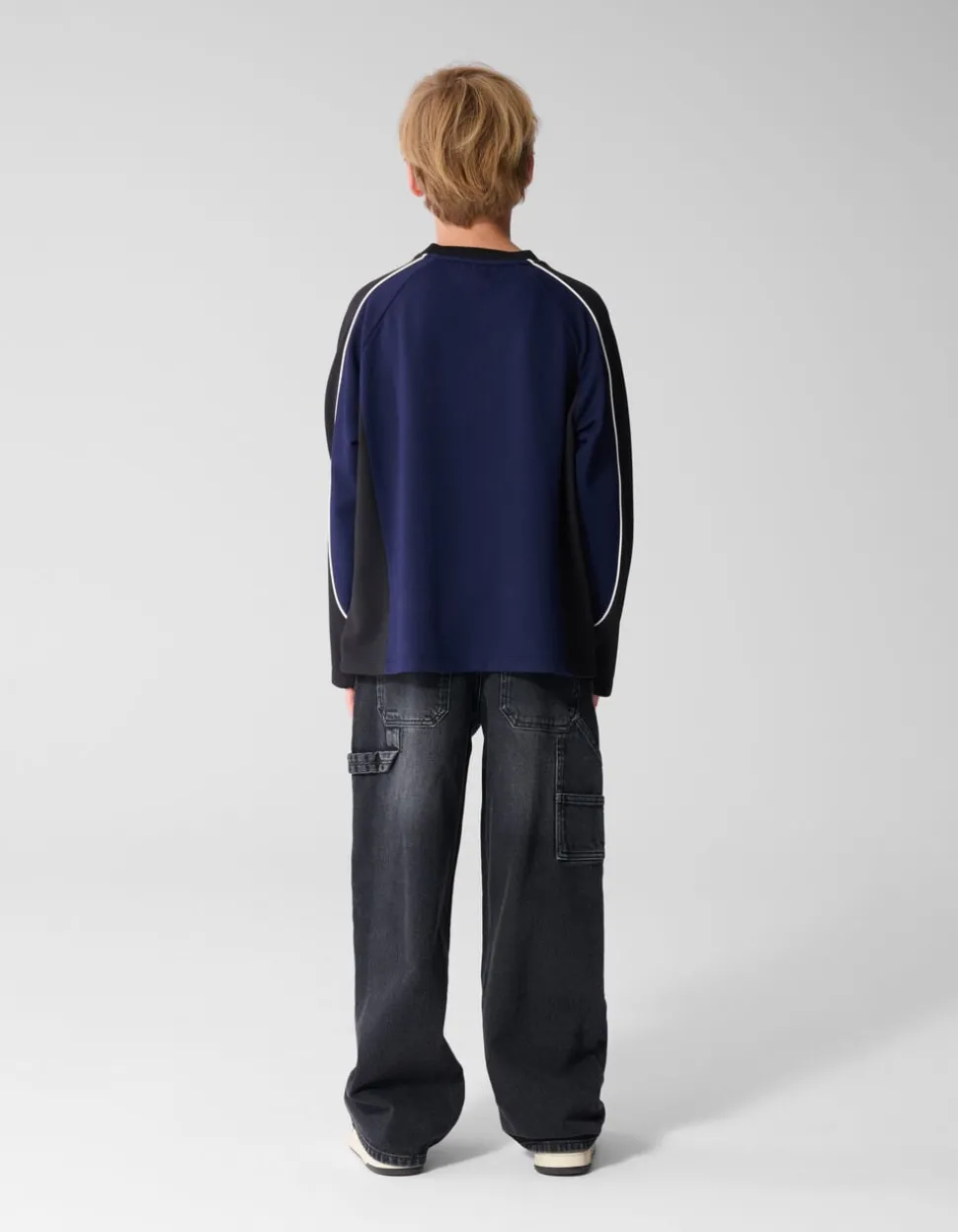 Ultra Baggy Fit Carpenter Jeans Donkergrijs