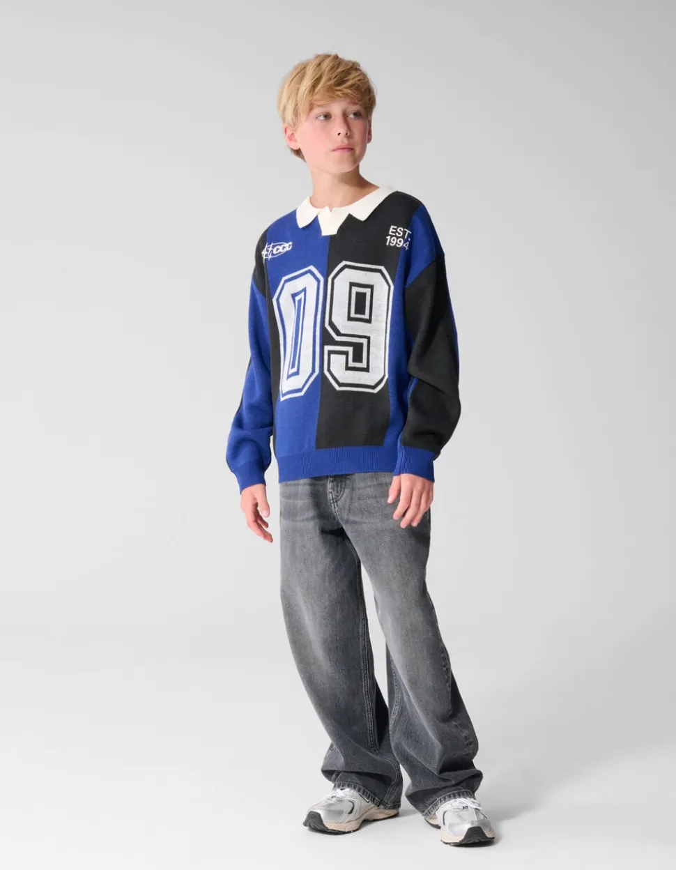 Ultra Baggy Fit Jeans Donkergrijs