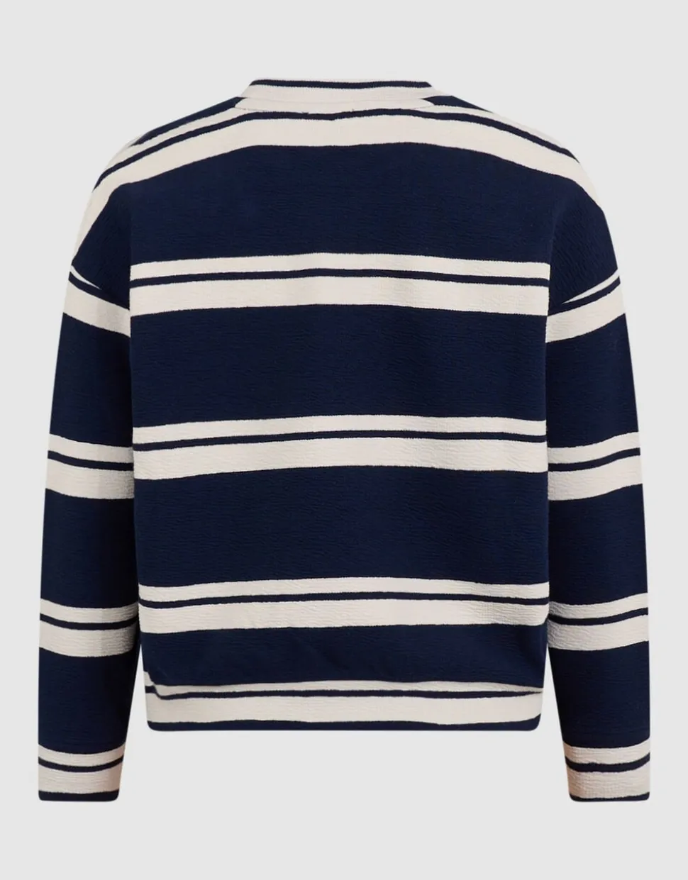 Varsity Stripe Sweater Donkerblauw