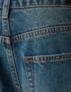 Varsity Ultra Baggy Fit Jeans Donkerblauw