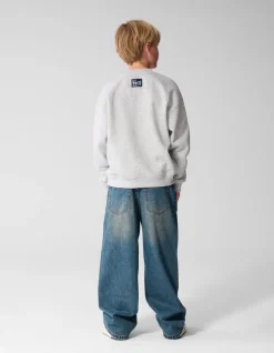 Varsity Ultra Baggy Fit Jeans Donkerblauw