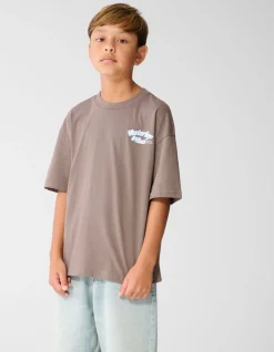 Vibes Artwork T-shirt Bruin