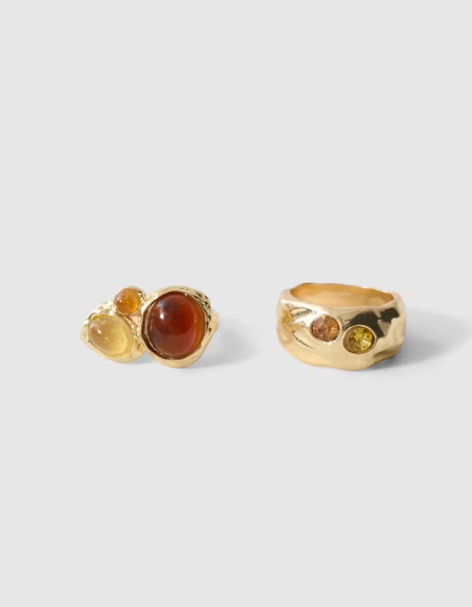 Vintage Sjaal Bedel Set Goud