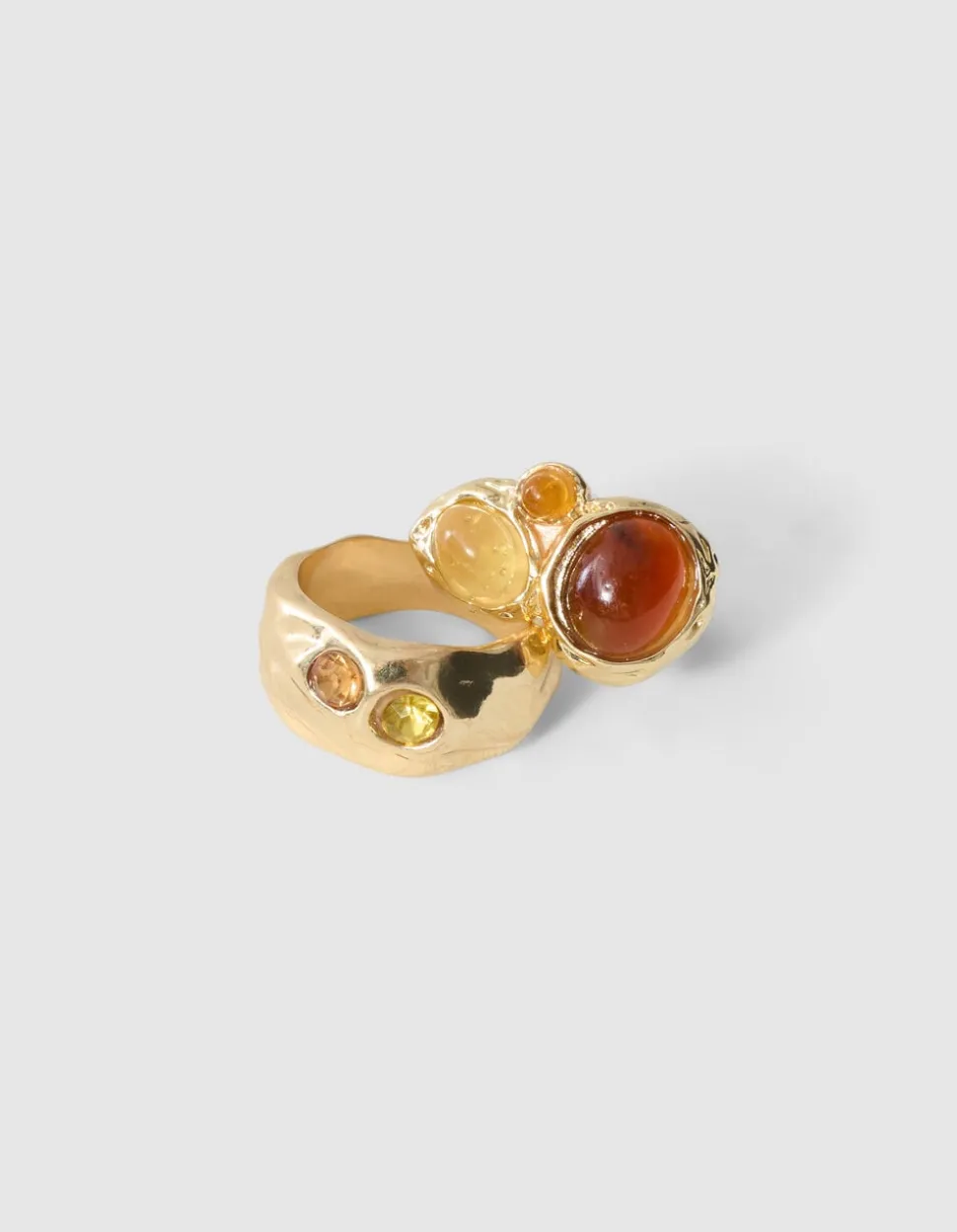 Vintage Sjaal Bedel Set Goud