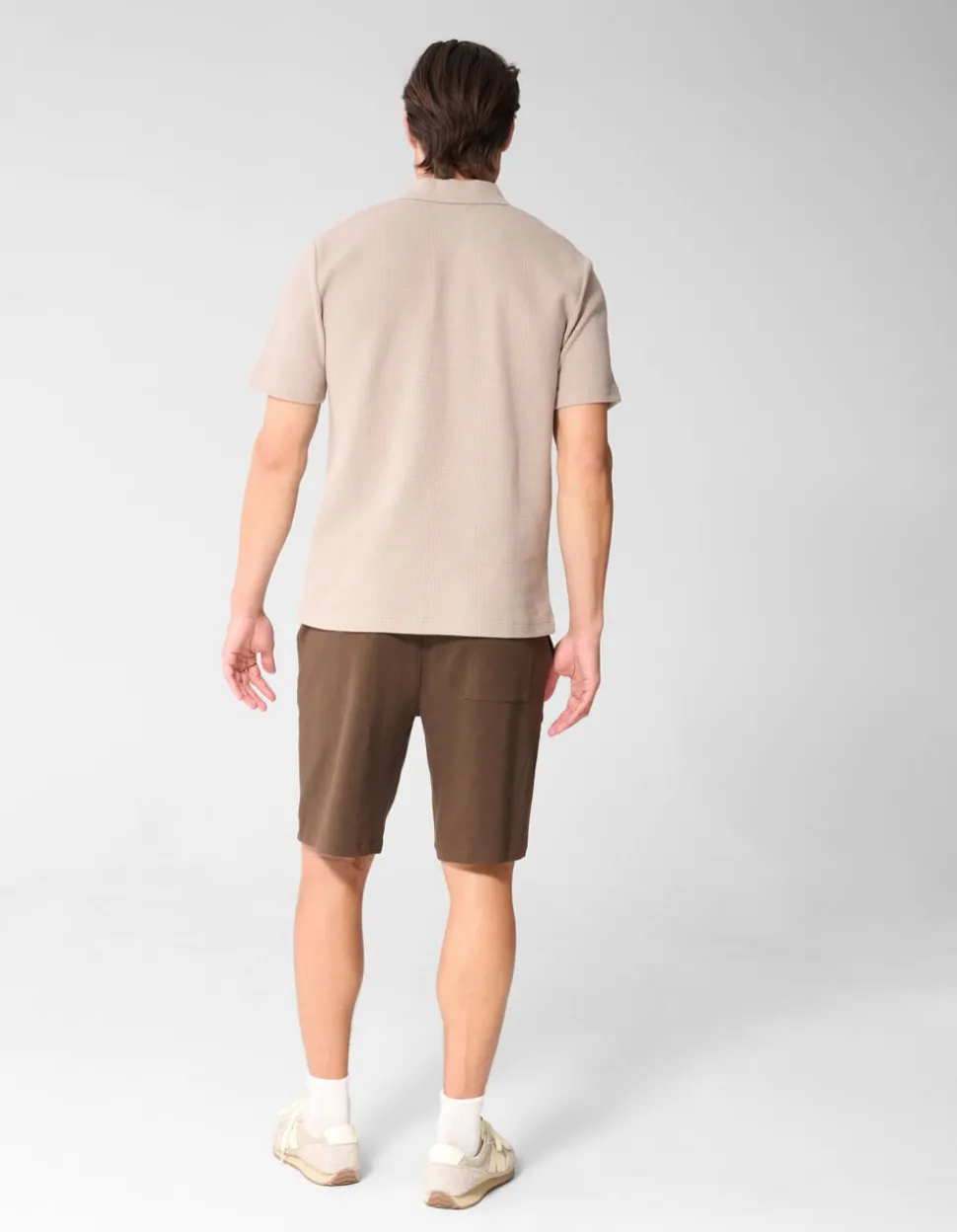 Waffle Polo Lichtbruin