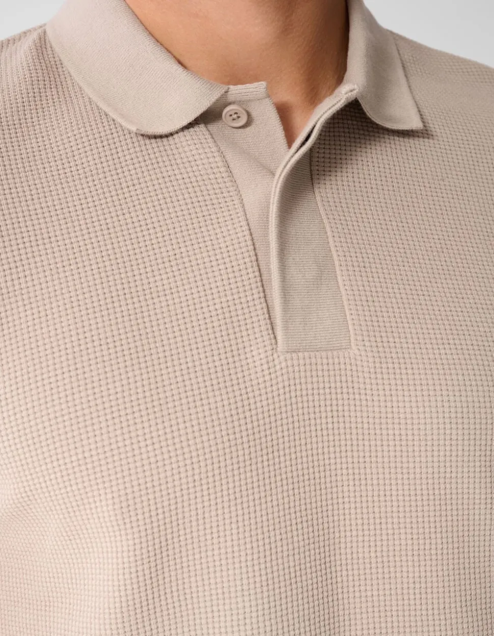 Waffle Polo Lichtbruin