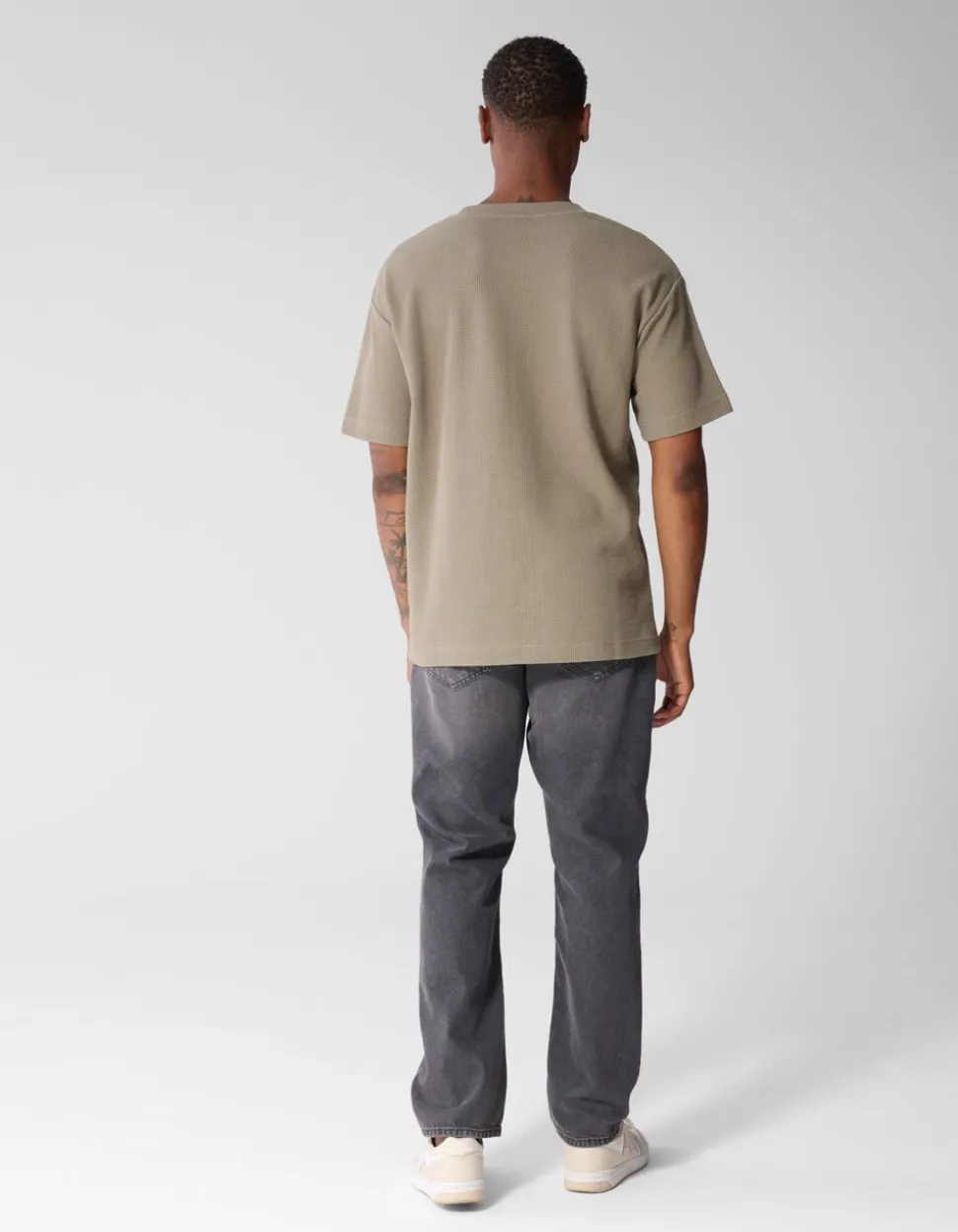 Waffle T-shirt Groen