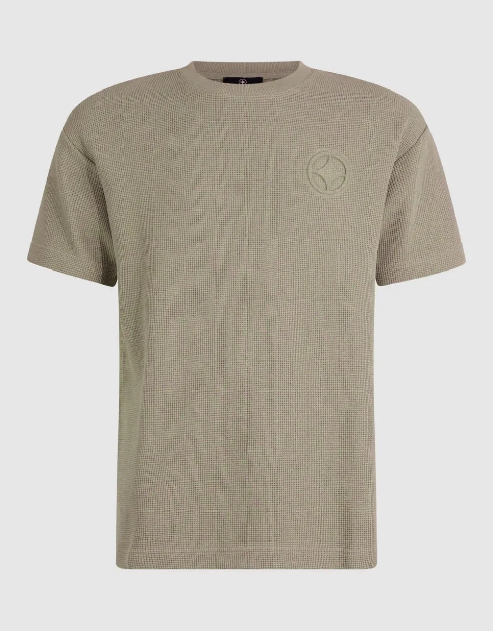 Waffle T-shirt Groen
