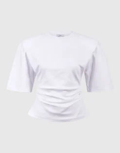 Waisted T-shirt Wit