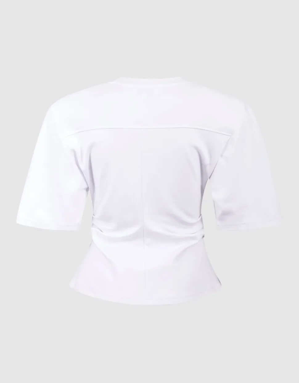 Waisted T-shirt Wit