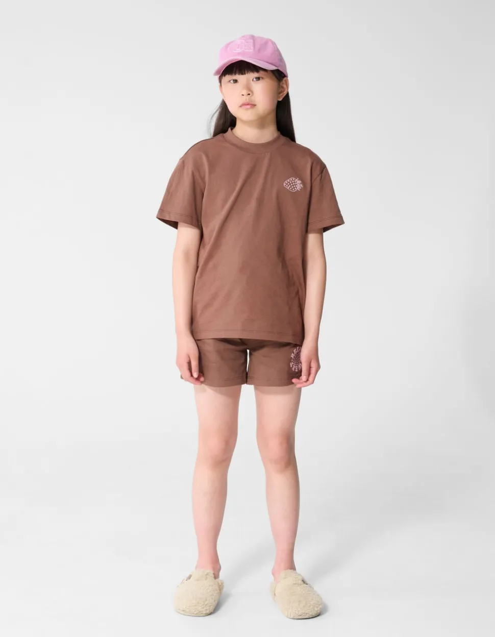 Washed Strawberry T-shirt Bruin