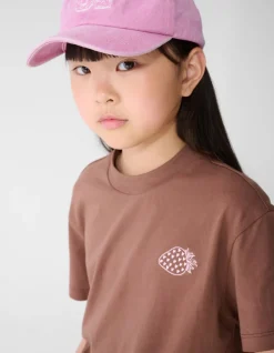 Washed Strawberry T-shirt Bruin