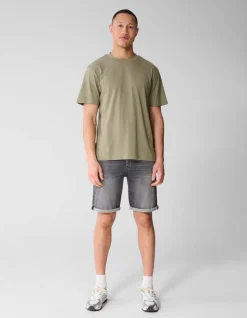 Wave Artwork T-shirt Khaki
