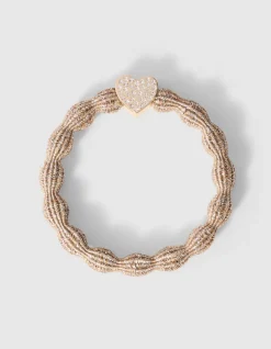 Wave Lurex Haarelastiek Goud