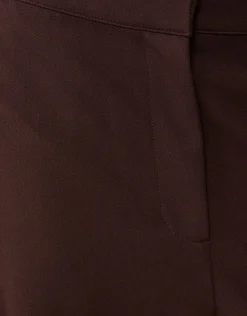 Wide Leg Broek Bruin
