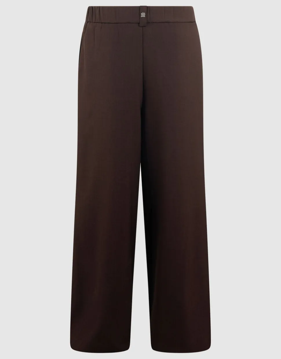 Wide Leg Fit Broek Donkerbruin By Mieke