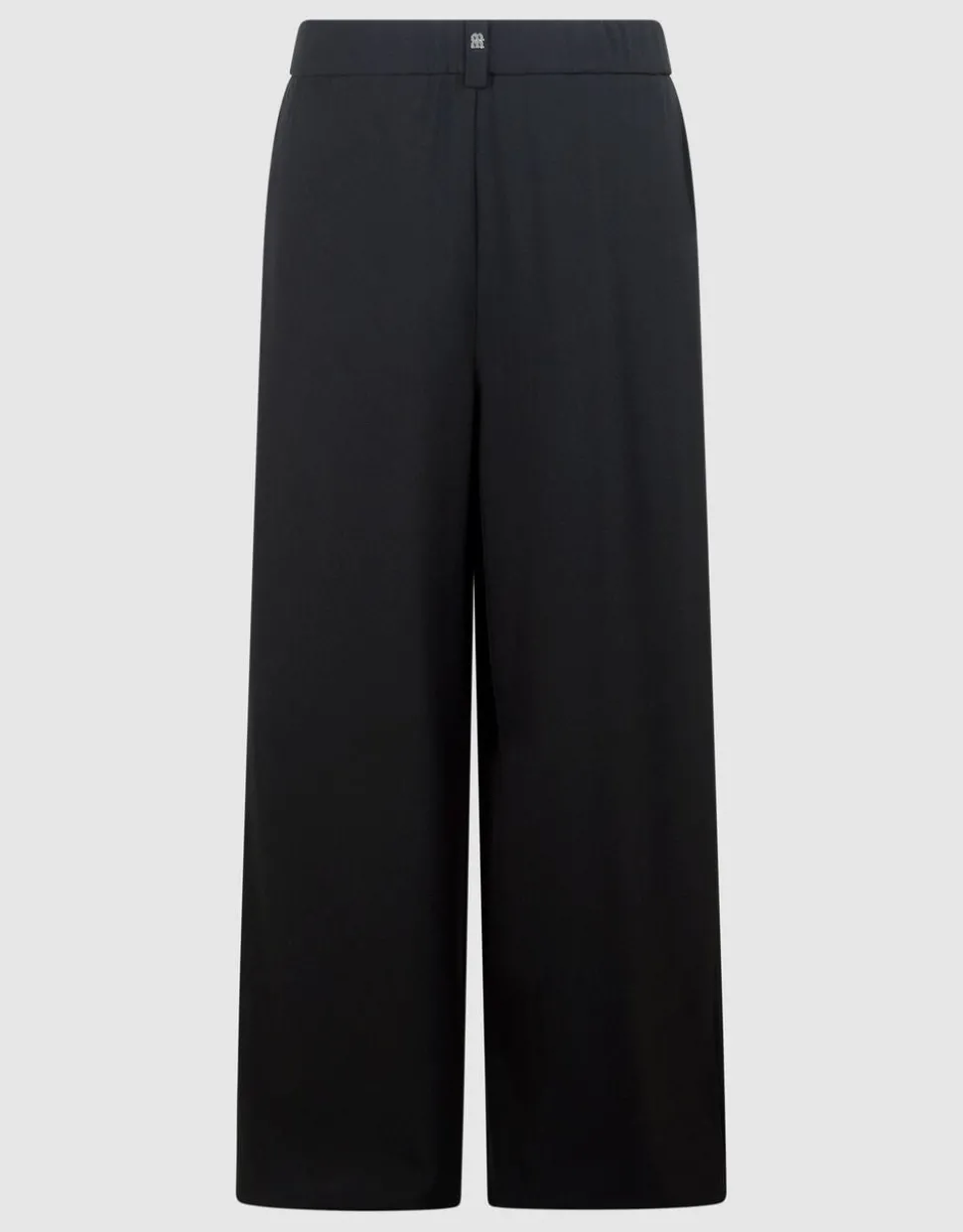 Wide Leg Fit Broek Zwart By Mieke