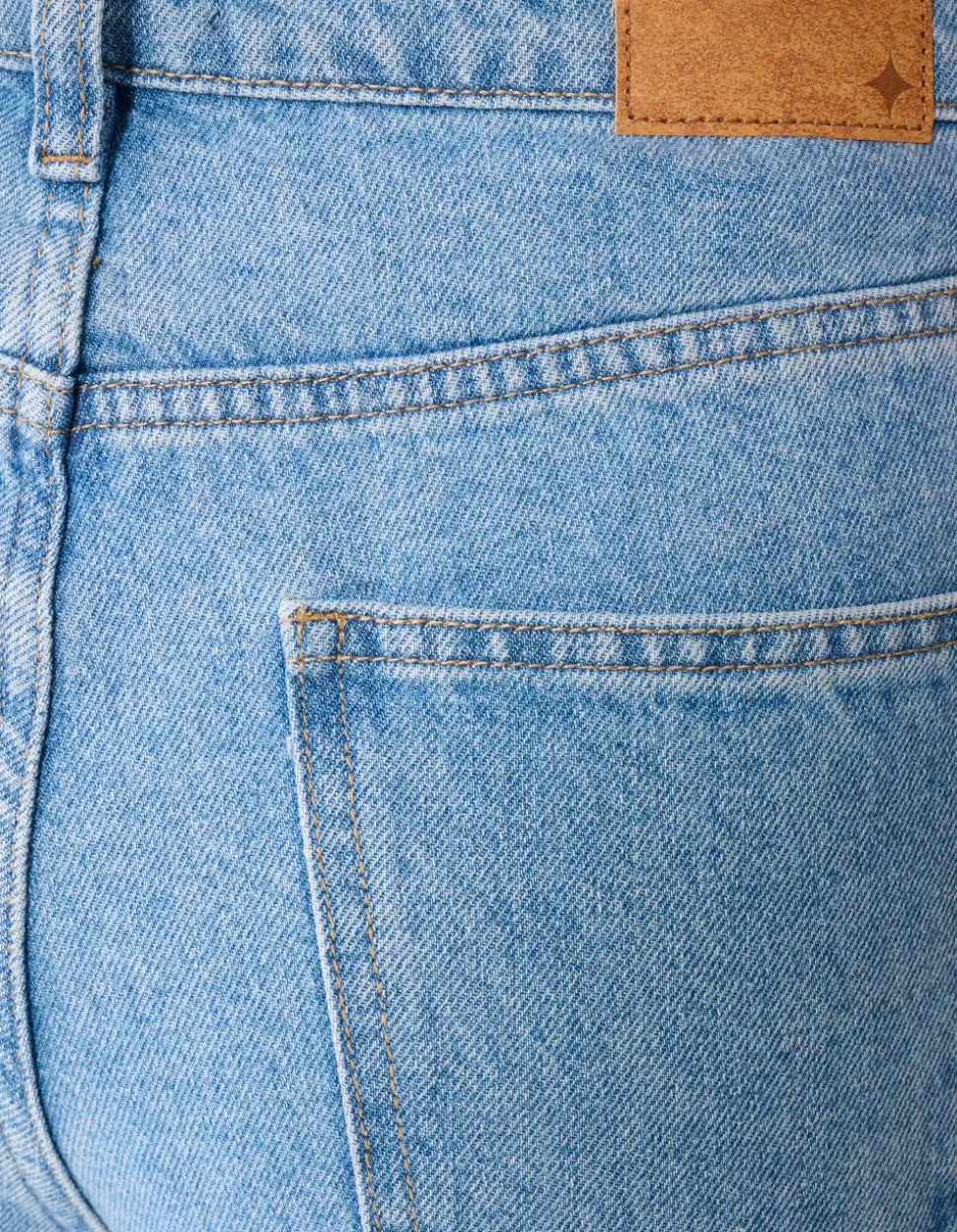 Wide Leg Fit Jeans Mediumstone