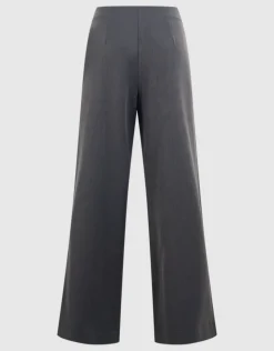 Wide Leg Pantalon Donkergrijs By Mieke