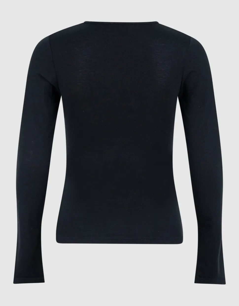 Zachte Longsleeve Top Zwart